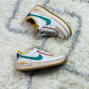 Nike Air Force 1 Low Shadow
'Summit White Neptune Green' 
Womens Shoes